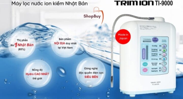 máy lọc nước ion kiềm Nhật